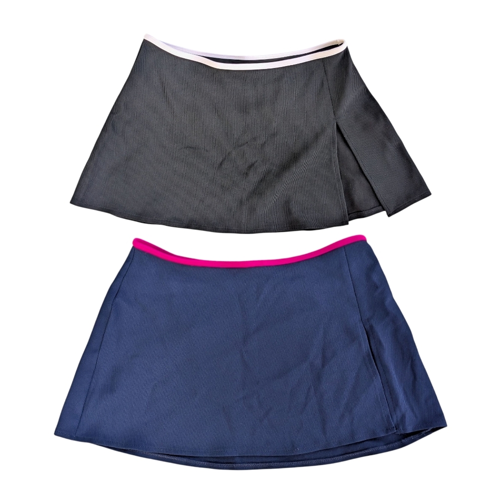 Le Cove Womens Size 12 Swimsuit Cover Up Skirts LOT Tennis Prep Preppy Sporty